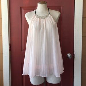 Victoria's Secret Pink Striped Babydoll Slip Set‎
